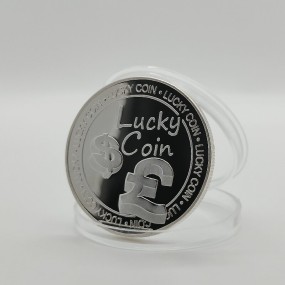 Lucky Coin Factory - Silver Gold Plated Commemorative Coin