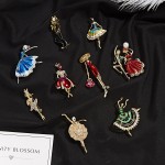 Ballet Brooch Factory - Diamond Studded Dance Pin