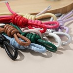 Phone Lanyard Manufacturer - Leather Braided Cord Strap