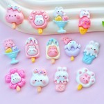 Mini Charm Manufacturer - Bunny Ice Cream Resin Craft