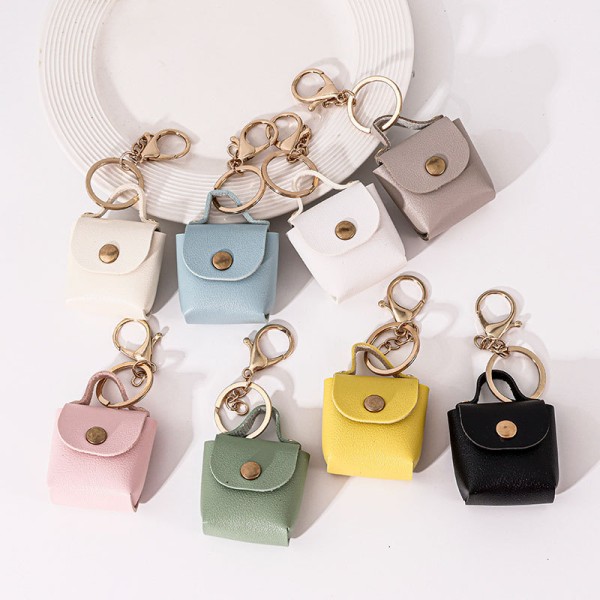 PU Keychain Manufacturer - Leather Mini Handbag Purse Charm