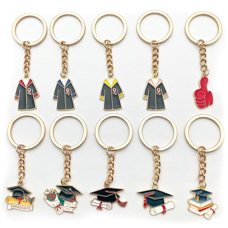 Academic Keychain Factory - Alloy Graduation Cap Pendant
