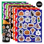 Halloween Sticker Factory - Spider Pumpkin Vinyl Decal
