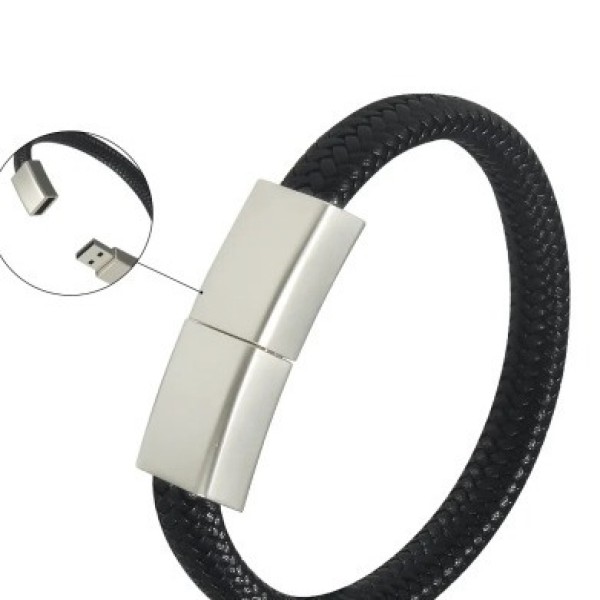 USB Bracelet Manufacturer - Leather Wristband Flash Drive