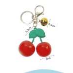 Cherry Keychain Manufacturer - Acrylic Fruit Bell Pendant