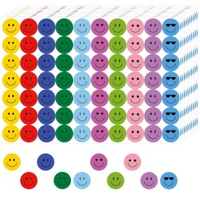 Smile Sticker Manufacturer - Cartoon Emotion Praise Decals