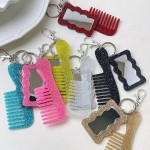 Comb Mirror Factory - Glitter Comb Keychain Makeup Tool
