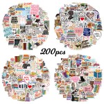 Reading Sticker Manufacturer - 50 Pieces Waterproof Decals