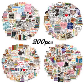 Reading Sticker Manufacturer - 50 Pieces Waterproof Decals