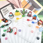 Straw Topper Factory - Rubber Christmas Cap Decoration