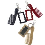 Comb Mirror Factory - Glitter Comb Keychain Makeup Tool