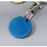 Shopping Cart Keychain Manufacturer - Metal Trolley Coin Chain