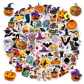 Halloween Sticker Factory - Waterproof Holiday Party Decal