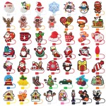 Straw Topper Factory - Rubber Christmas Cap Decoration