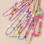 Acrylic Lanyard Factory - Candy Color Bead Wrist Strap
