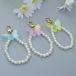 Butterfly Keychain Manufacturer - Acrylic Phone Pearl Chain