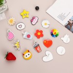 Acrylic Brooch Manufacturer - Rainbow Silver Plated Pin