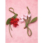 Leather Rose Factory - Handmade Eternal Flower Keychain