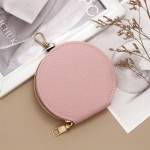 PU Wallet Manufacturer - Leather Zipper Coin Purse Keychain