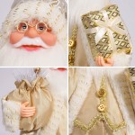 Santa Doll Factory - 12 Inch Standing Christmas Decoration