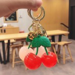 Cherry Keychain Manufacturer - Acrylic Fruit Bell Pendant