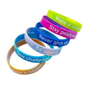Silicone Bracelet Factory - Custom Print Rubber Wristband