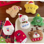 Holiday Keychain Manufacturer - Knitted Xmas Tree Deer Socks