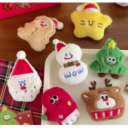 Holiday Keychain Manufacturer - Knitted Xmas Tree Deer Socks