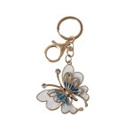 Crystal Keychain Factory - Rhinestone Butterfly Bag accessory
