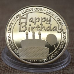 Challenge Coin Manufacturer - Birthday Round Medal Coin