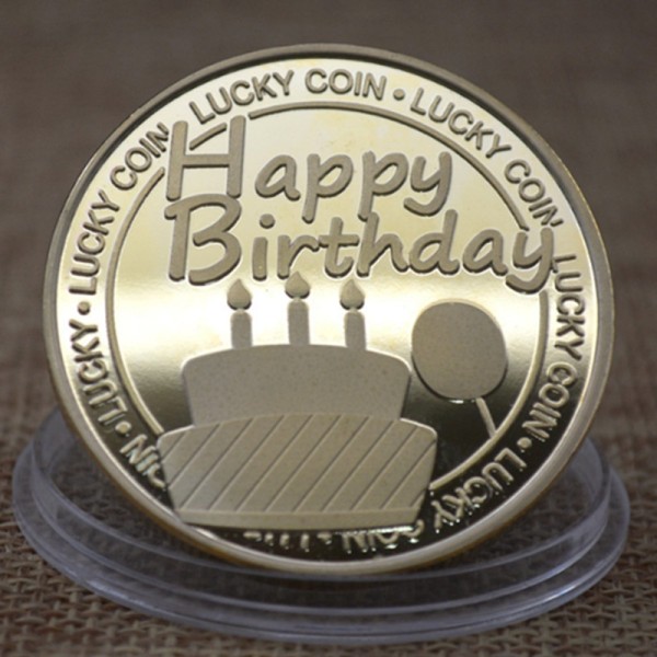 Challenge Coin Manufacturer - Birthday Round Medal Coin