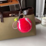 Tennis Keychain Factory - Fluffy Ball Sports Backpack Charm