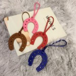 Horseshoe Keychain Factory - PU Leather Bag Charm Pendant