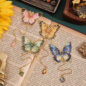 Bookmark Factory - Vintage Butterfly Metal Bookmark