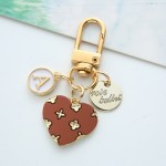 Alloy Keychain Factory - Flower Heart Letter Metal Pendant