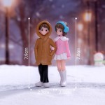 Couples Figurines Factory - OEM Custom Winter Scene Decor