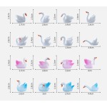 Swan Figurines Factory - OEM Custom White Resin Swans