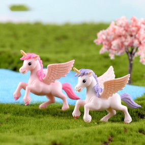 Unicorn Figures Manufacturer - OEM Custom Mini Plastic Crafts