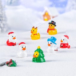 Resin Ducks Manufacturer - OEM Custom Christmas Miniature Ornaments