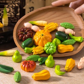 Vegetable Figurines Manufacturer - OEM Custom Pumpkin Chili Miniatures