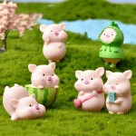 Pig Figurines Supplier - OEM Custom Cake Topper Miniatures