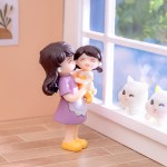 People Figurines Supplier - OEM Custom Mother Daughter Doll
