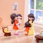 People Figurines Supplier - OEM Custom Mother Daughter Doll