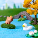 Capybara Figurines Supplier - OEM Custom Resin Animal Miniatures