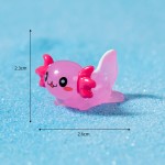 Axolotl Figurines Factory - OEM Custom Multi Color Keychain
