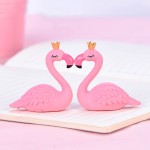 Flamingo Figurines Factory - OEM Custom Crown Pink Design