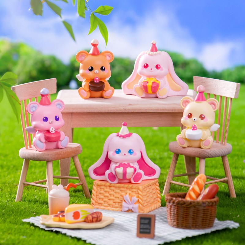 Rabbit Bear Figurines Manufacturer - OEM Custom Mini Bunny Crafts