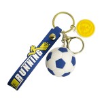 Football Pendant Supplier - OEM Custom 3D PVC Keychain