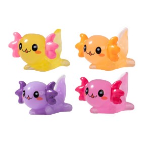 Axolotl Figurines Factory - OEM Custom Multi Color Keychain