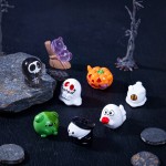 Halloween Miniatures Supplier - OEM Custom Luminous Skeleton Decor